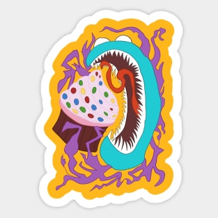 Monster yum Sticker